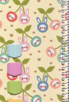 یادداشت 140 برگ سایز 16*8 جلدسخت (آوات) - زرد گیلاس