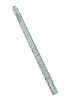خط‌کش شفاف‌رنگی 15CM مثلثی (لانگو) سبز