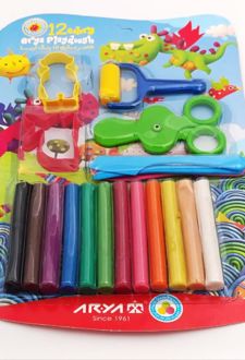 خمیر وکیومی 12 رنگ با ابزار (آریا)