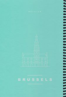 دفتر فنری 100 برگ طرح سمبل طرح جور (دموت) - Brussels