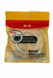 چسب‌نواری 24MM*5M دوطرفه شفاف (MG)