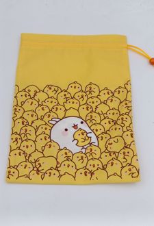 کاور کتاب مخملی سایز 23*6 (انار چاپ) زرد خرگوش و جوجه