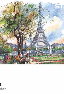 پازل شیشه‌ای استینو 260 تکه طرح پاریس (کد 18103)