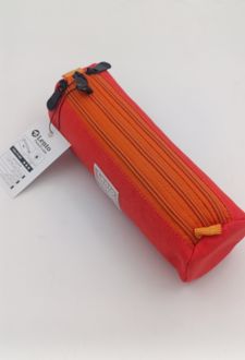 جا‌مدادی پارچه‌ای ملانژ 3 زیپ (لنتو) نارنجی