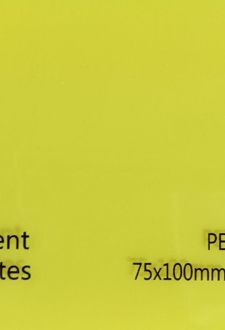 استیک‌نوت 50 عددی pvc شفاف (زرد)