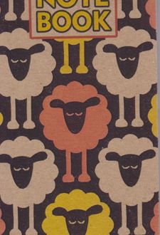 دفتر پالتویی 20*8 کاغذ کرافت (نودا) گوسفند