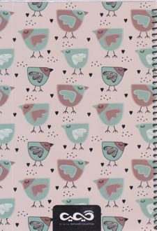 دفتر 100 برگ مجلد فانتزی (کیمیا) - جوجه