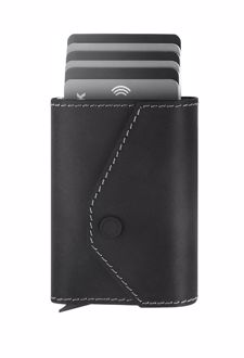 جاکارتی چرم هانتر PORTER Go wallet (پولاریس) - مشکی