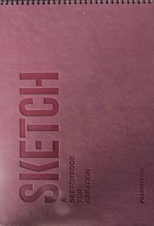 دفتر اسکچ A4 جلد ترمو SketchBook (پیل) صورتی
