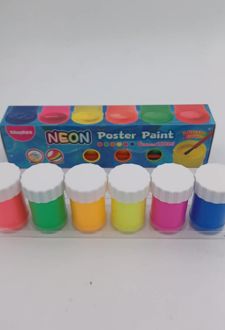 گواش 6 رنگ نئون اسکول فنز