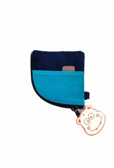 کیف پول نیم‌گرد (روکو) - آبی