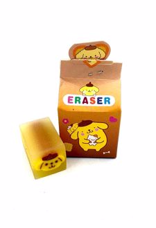 پاک‌کن PVC کرومی (فانتزی) - قهوه‌ای