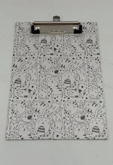 تخته شاسی A5 مغزی چوبی برگ سری راندو - (گربه‌ای سفید)