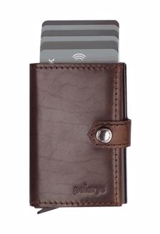 جاکارتی چرم نمد HIKER wallet (پولاریس) - قهوه‌ای