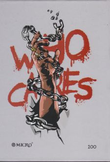 دفتر یادداشت 100 برگ اروپایی 15*20 جلدسخت ته چسب میکرو (دست زنجیردار)