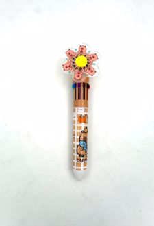 خودکار 10 رنگ اسپینری کپی‌بارا (فانتزی) - قهوه‌ای