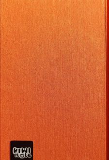 دفتر‌یادداشت 20*12 پارچه‌ای (کیوی نوت) نارنجی