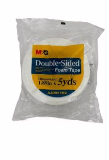 چسب‌نواری 48MM*4.6M دوطرفه سفید (MG)