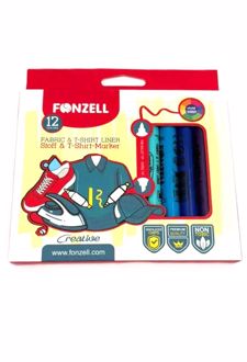 ماژیک تی‌شرت 12 رنگ دوسر creative (فونزل)