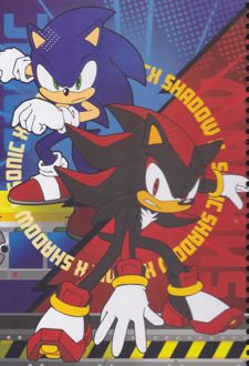 دفتر 100 برگ School وزیری جلدسخت سونیک (لانگو)