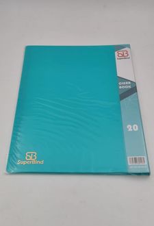 کلربوک 20 برگ A4 سوپربایند (آبی روشن)