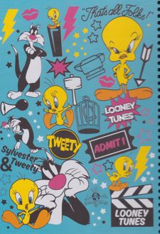 دفتر 100 برگ School وزیری جلدسخت لونی (لانگو) آبی