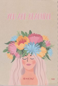 دفتر 160 برگ B5 سیمی جلد کرافت میکرو (دختر)