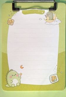 تخته شاسی A5 همراه با کاغذ هپی‌برد (آبرنگ) طرح فانتزی