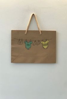 ساک دستی طرح دار (کرافت)