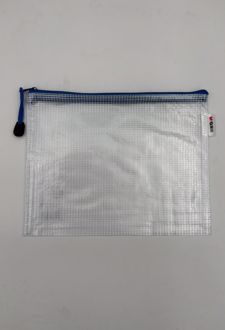 پوشه زیپ‌دار A5 آبی (MG)