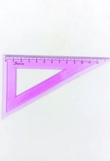 گونیا 60 درجه کوچک ژله‌ای (صریر) - بنفش