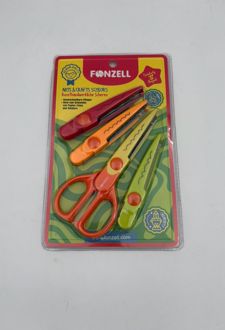 قیچی کاردستی با 4 تیغه قابل تعویض (فونزل)