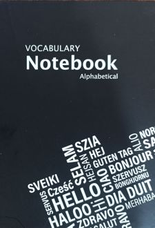 دفتر A5 لغات انگلیسی سیمی Alphabetical (الند) مشکی