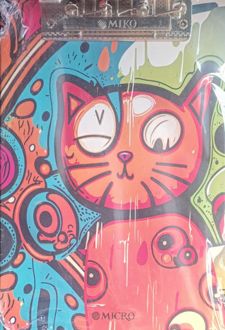 تخته شاسی A5 کلاسیک میکرو - (گربه‌ نارنجی پررنگ)