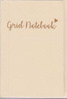 دفتر 100 برگ شطرنجی A5 ته دوخت سری کیوت پالت (کرم)