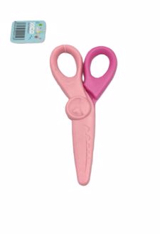 قیچی ساده پلاستیکی (زیکو) - صورتی