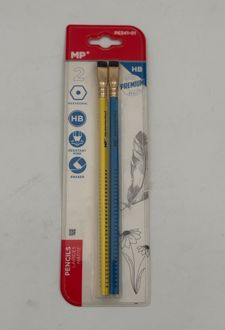 بلیستر 2 عددی مداد مشکی پاک کن دار با گریپ (MP)