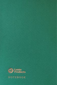 دفتر فابریانو A5 خط‌دار (لنتو) - سبز پررنگ