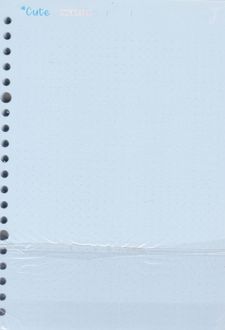 یدک دفتر کلاسوری 20 حلقه نقطه ای برگ سری کیوت پالت (آبی)