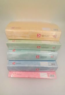 کلربوک 80 برگ A4 بدون قاب پاستلی وحدت - (صورتی)