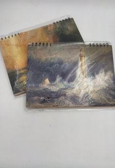 دفتر طراحی 40 برگ سایز A4 سیمی یک روسخت رمانتیک برگ سری راندو (رودخانه)