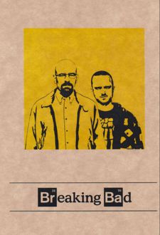 دفتر 80 برگ رقعی جلدکرافت گذران سریال (Dash note) بریکینگ بد