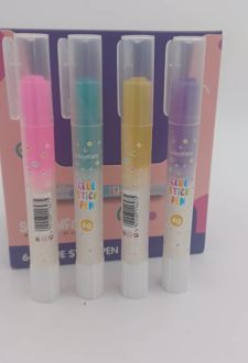 چسب ماتیکی 6 گرم قلمی رنگی اسکول فنز - (آبی)