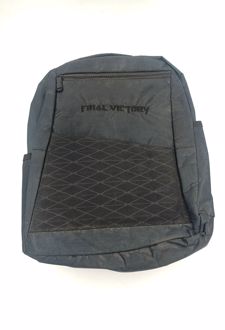 کوله دو زیپ FINALVICTORY (انار) - مشکی