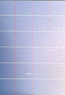 دفتر لاین رحلی (پیل - آبی ‌چهارخانه)