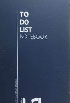 To Do List مقوایی (ابرا) - سرمه‌ای