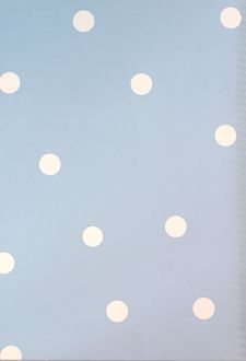 دفتر 200 برگ رحلی سیمی جلدسخت موضوعی (پودل) آبی - خال‌خالی