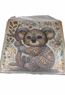 نقاشی الماسی 30*30 برنزی (فانتزی) - کوالا