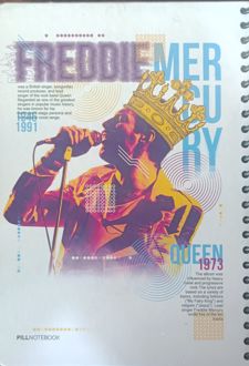 دفتر یادداشت خوانندگان سری Legend (پیل) Freddie Mercury