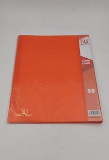 کلربوک 20 برگ A4 سوپربایند (نارنجی)